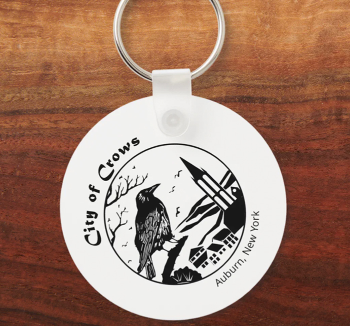 City of Crows logo keychain