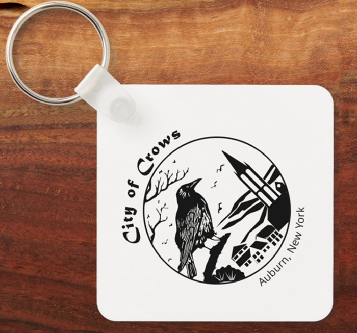 City of Crows logo keychain