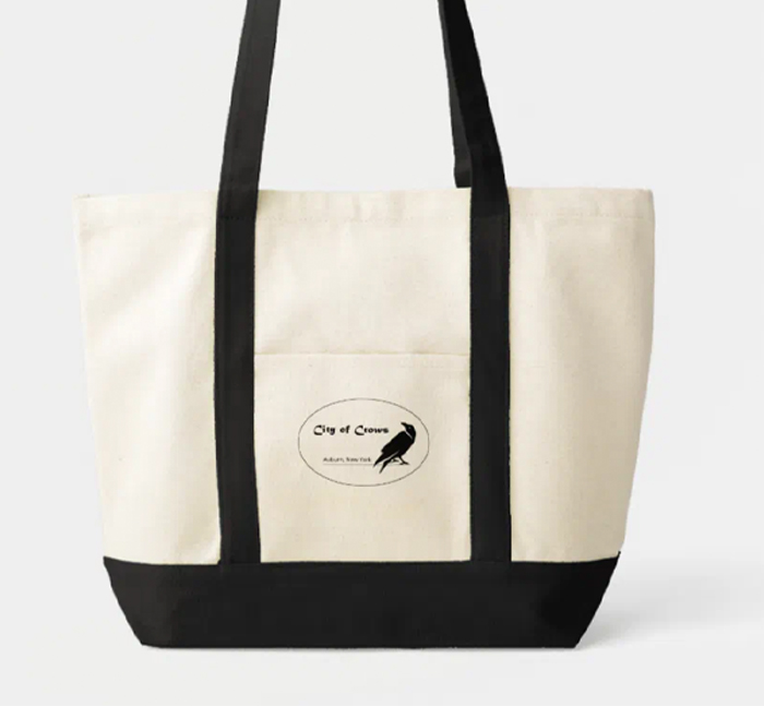 City of Crows logo tote bag